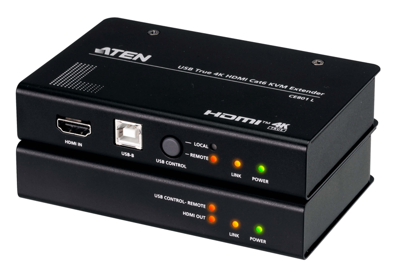 USB HDMI Cat 6 KVMエクステンダー（4K60p @ 70m）