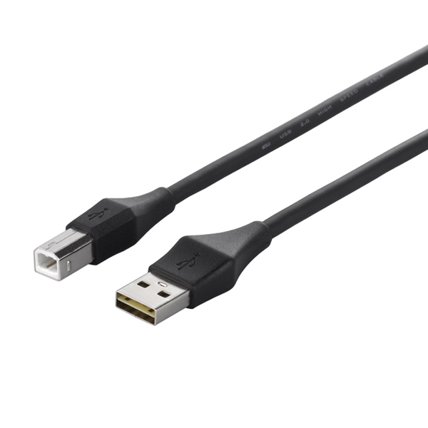どっちもUSB2.0ケーブル（A to B） 1.0m ブラック