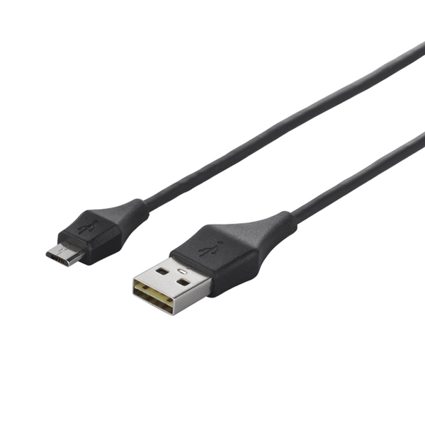 どっちもUSB2.0ケーブル（A to microB） 0.2m ブラック