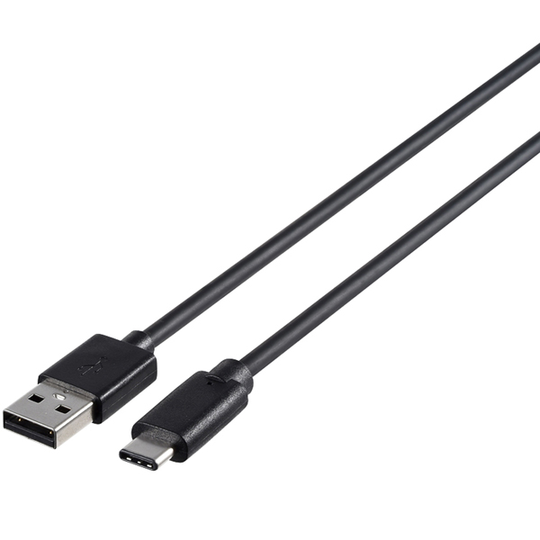 USB2.0ケーブル（A to C） 2.0m ブラック