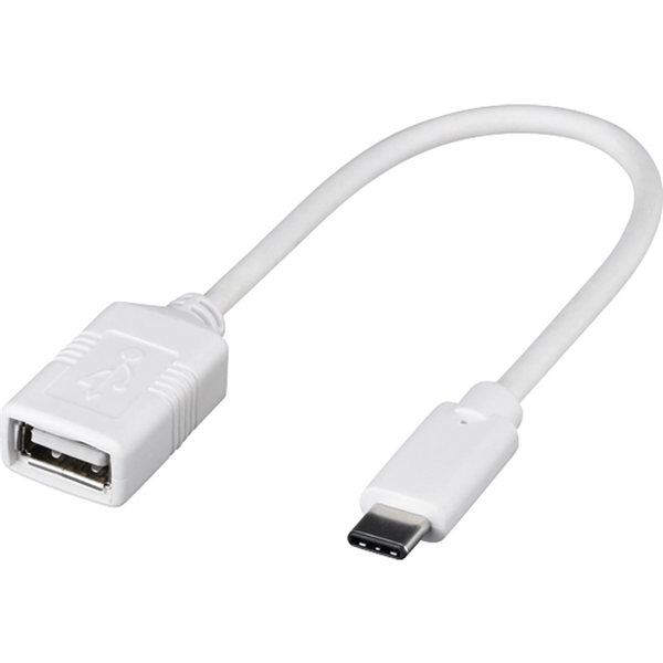 USB2.0変換ケーブル（Aメス to C） 0.15m ホワイト