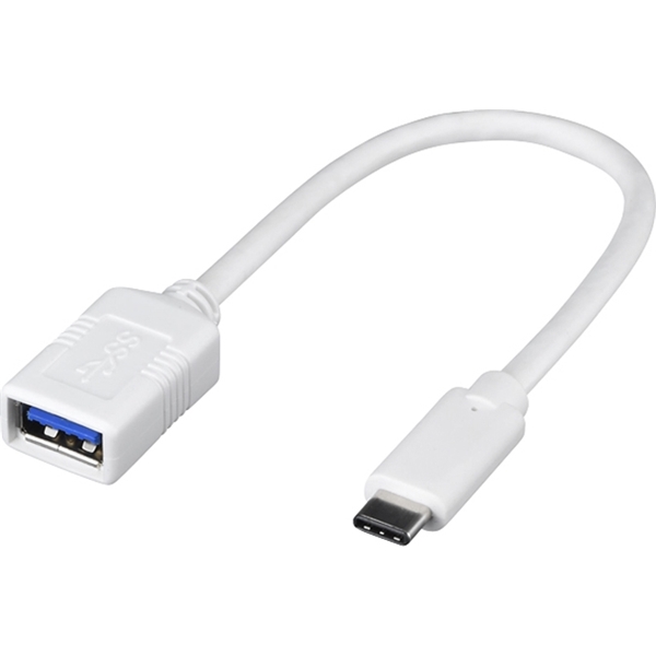 USB3.1 Gen1変換ケーブル（Aメス to C） 0.15m ホワイト