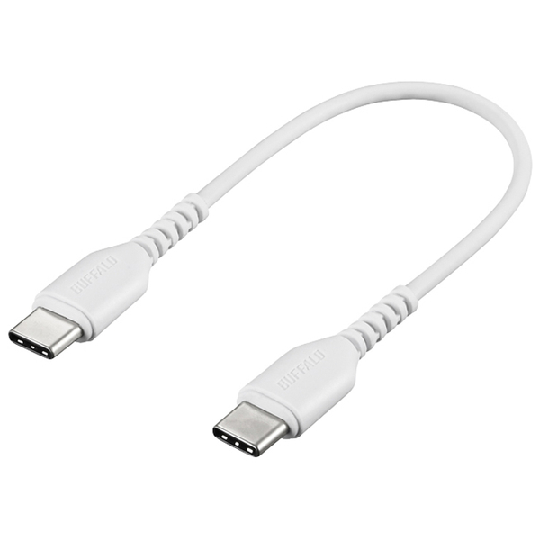 USB2.0ケーブル（Type-C to Type-C） 0.1m ホワイト