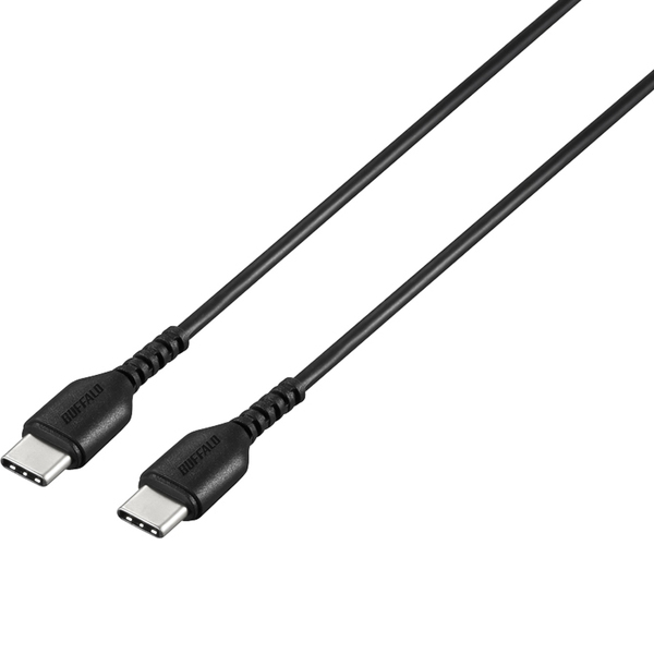 USB2.0ケーブル（Type-C to Type-C） 0.5m ブラック