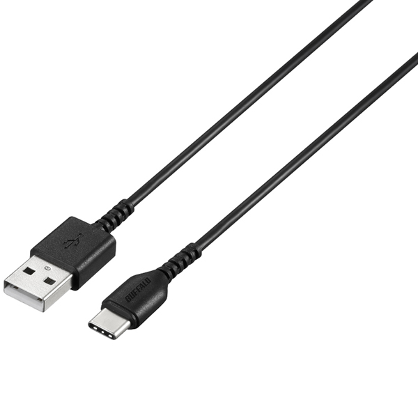 USB2.0ケーブル（Type-A to Type-C） 3.0m ブラック
