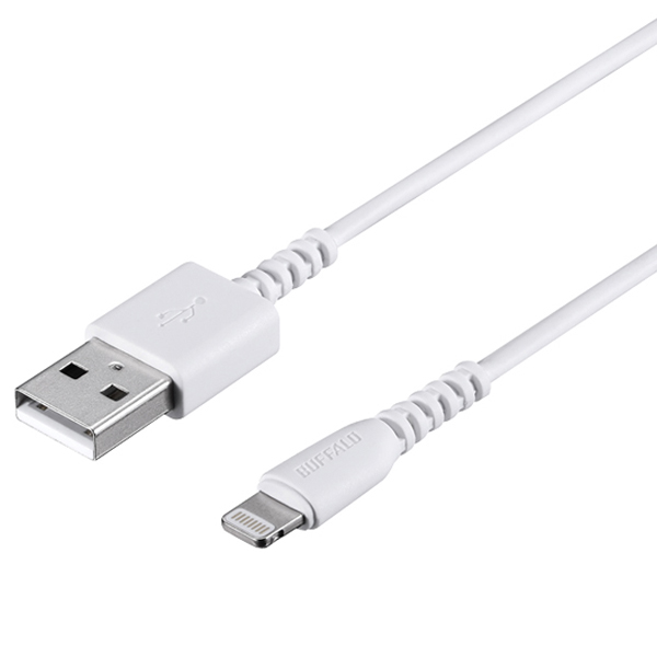 Lightningケーブル（Type-A to Lightning） MFi認証モデル 0.5m ホワイト
