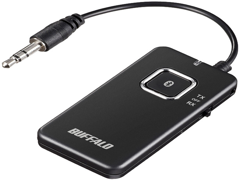 Bluetoothオーディオトランスミッター＆レシーバー 低遅延対応モデル ブラック