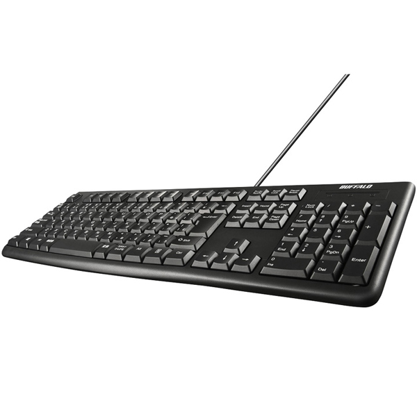 USB接続 有線スタンダードキーボード ブラック