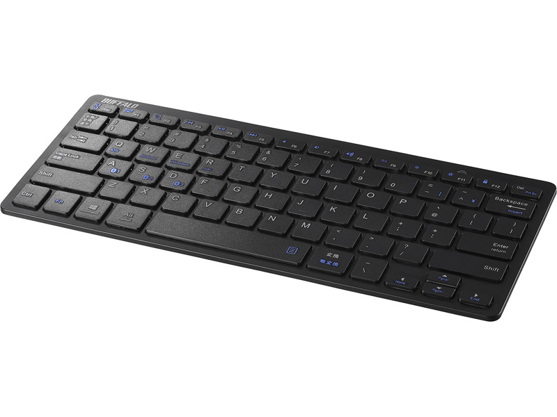 Bluetooth 3.0対応 コンパクトキーボード ブラック