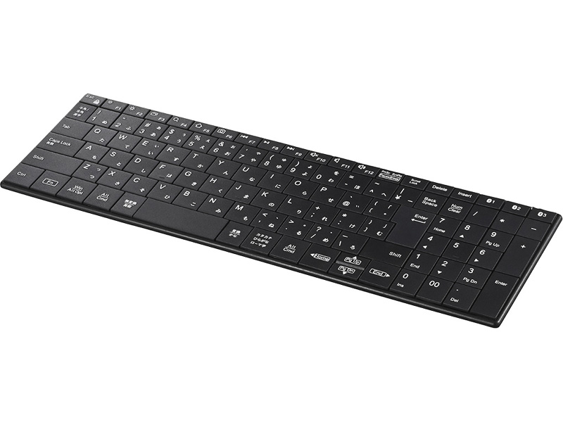 Bluetooth5.0対応 コンパクトキーボード ブラック