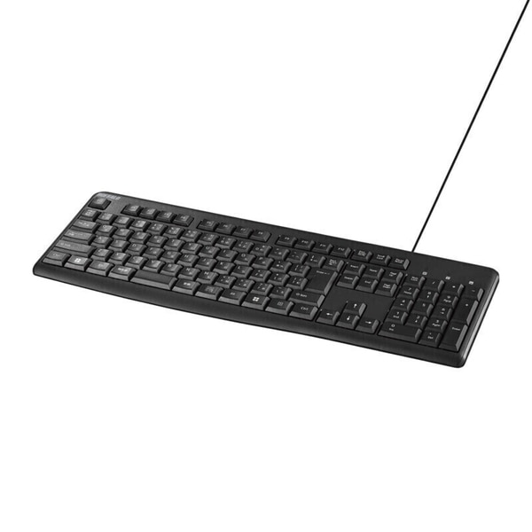USB接続 有線スタンダードキーボード ブラック