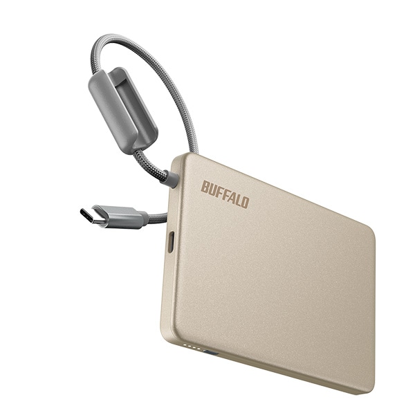 半固体モバイルバッテリー 5000mAh 20W ベージュ