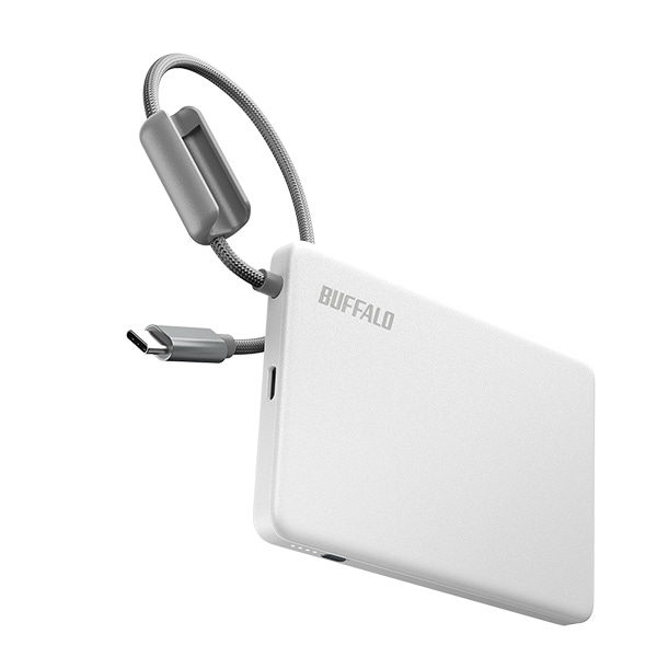 半固体モバイルバッテリー 5000mAh 20W ホワイト