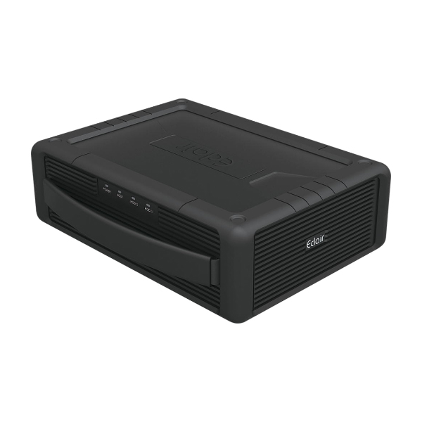 ECLAIRPRO Mobileシリーズ EM352B31 USB3.1（Gen2）対応 ハードウェアRAID対応 可搬型ハンドル付きDAS 総容量32TB（16TB×2ドライブ）