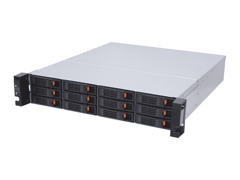ECLAIRPROシリーズ EP2212TB3 Thunderbolt3対応 ハードウェアRAID対応2Uラックマウント高速DAS 総容量96TB（8TB×12ドライブ）