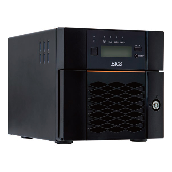 GAIAPROシリーズ GD102SV OSレスモデル Intel Celeron J1900採用 デスクトップ型NAS 総容量16TB（8TB×2ドライブ）