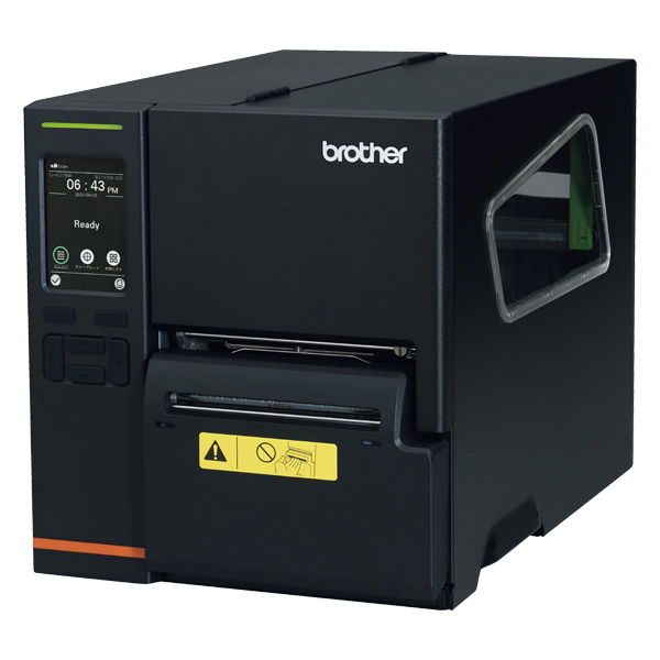 4インチインダストリアル感熱・熱転写ラベルプリンター(カッターユニット装着モデル)/300dpi/USB/有線LAN/RS-232C/USBホスト