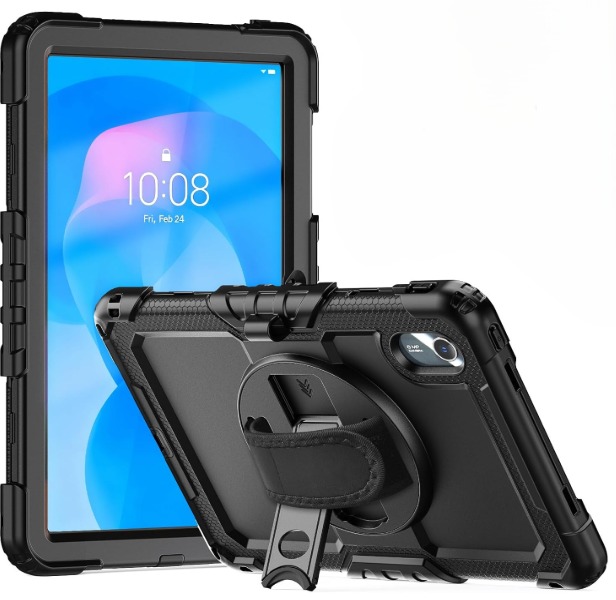 Lenovo Tab K10 Gen2・NEC LAVIE Tab T10用 耐衝撃シリコンケース