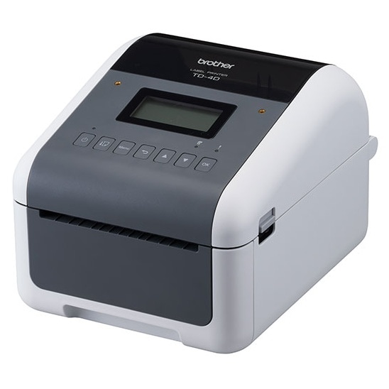 4インチラベル幅感熱ラベルプリンター (300dpi/USB/有線LAN/Wi-Fi/Bluetooth/RS-232C/USBホスト/液晶)