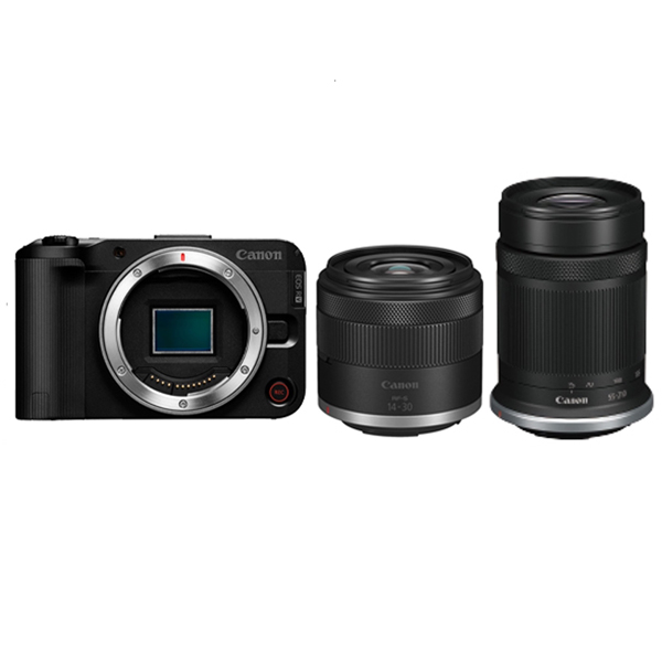 ミラーレスカメラ EOS R50 V (ブラック)・ダブルズームキット