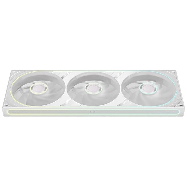TRYX FOBR ケースファン 120mm ホワイト 3in1 ユニボディフレーム スリム ARGBリング PC用