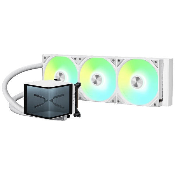 TRYX PANORAMA 360mm AIO Liquid Cooler ARGB White