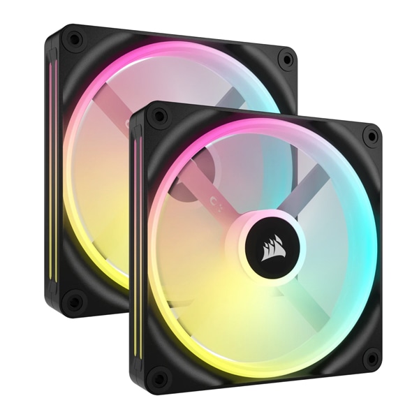 PCケースファン iCUE LINK QX140 RGB 140mm Magnetic Dome RGB Fan Starter Kit