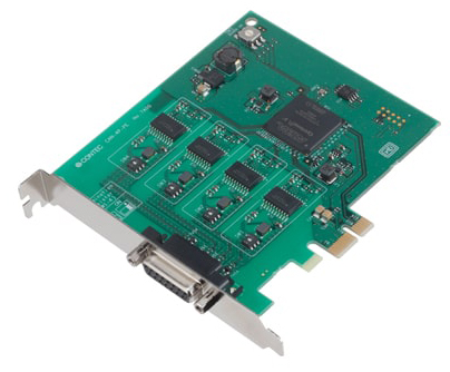 PCI Express対応 4ch 絶縁型 CAN2.0B通信ボード