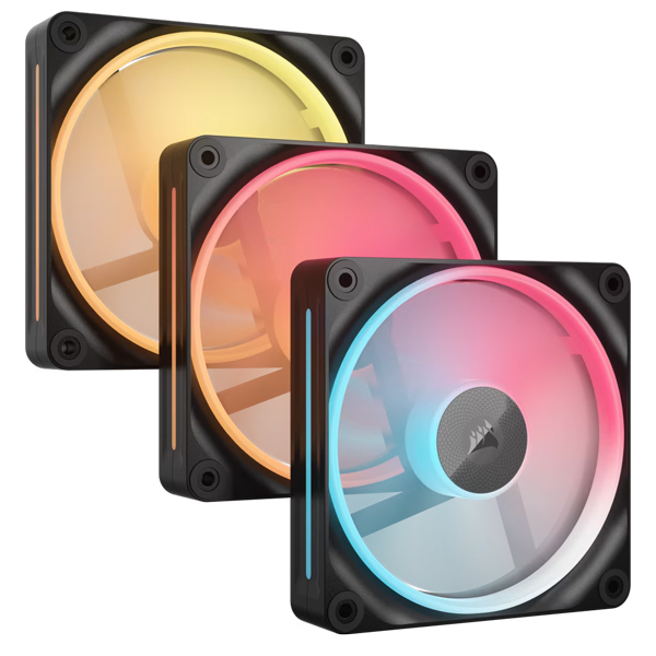 PCケースファン iCUE LINK LX120-R RGB Triple Reverse Fans Starter Kit