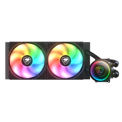 Poseidon Elite 240 ARGB/240mm水冷CPUクーラー/インフィニティミラーデザインの回転式水冷ヘッド/Intel LGA1851/1700/1200/115X/1366/AMD AM5/AM4/AM3/AM2/FM2/FM1
