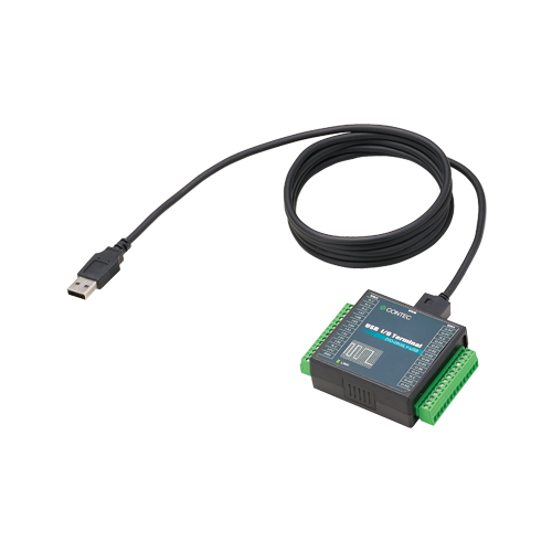 デジタル入出力 USB I/Oターミナル 8ch/8ch (絶縁 12～24VDC)