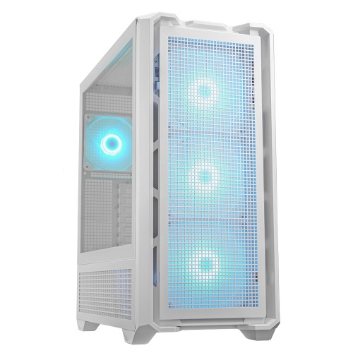 MX600 RGB White/フルタワーケース/ホワイト/140mm ARGBファン3基、120mm ARGBファン1基標準搭載