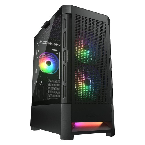 DUOFACE RGB Black/ミドルタワーケース/ブラック/140mm ARGBファン×2基、120mm ARGBファン×1基標準搭載
