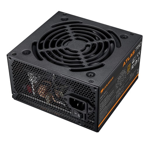 ATLAS 750/750W ケーブル直付け式電源ユニット/80PLUS Bronze/ATX 3.1/PCIe 5.1対応/12+4ピンケーブル搭載/エンボス加工ブラック仕上げケーブル/各種保護機能