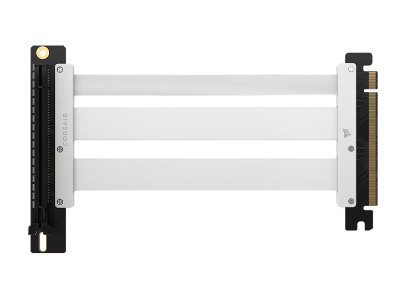 Premium PCIe 5.0 x16 Riser Cable White 175mm