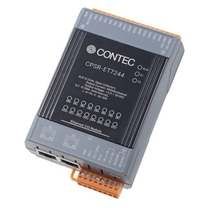 デジタル入出力 Modbus-TCP リモートI/O 8ch/8ch（絶縁 10～50VDC / 3.5～50VDC） CONPROSYS Robust I/Oシリーズ