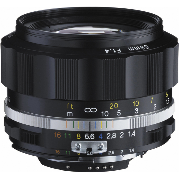 Voigtlander NOKTON 58mm F1.4 SL II S ニコンFマウント ブラックリム