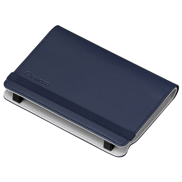 電子辞書用ブックカバーケース（ブルー）