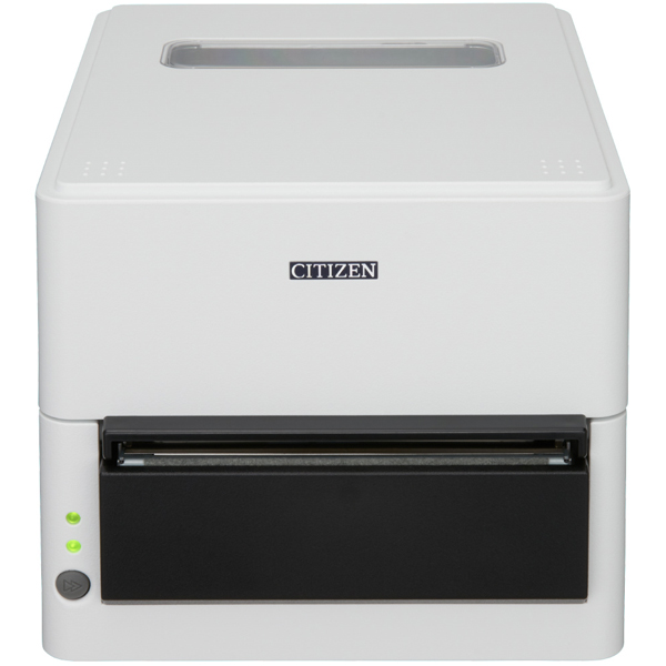 コンパクトラインサーマルプリンター 用紙幅112mm、シリアル+USB I/F 白 ACアダプター外付け
