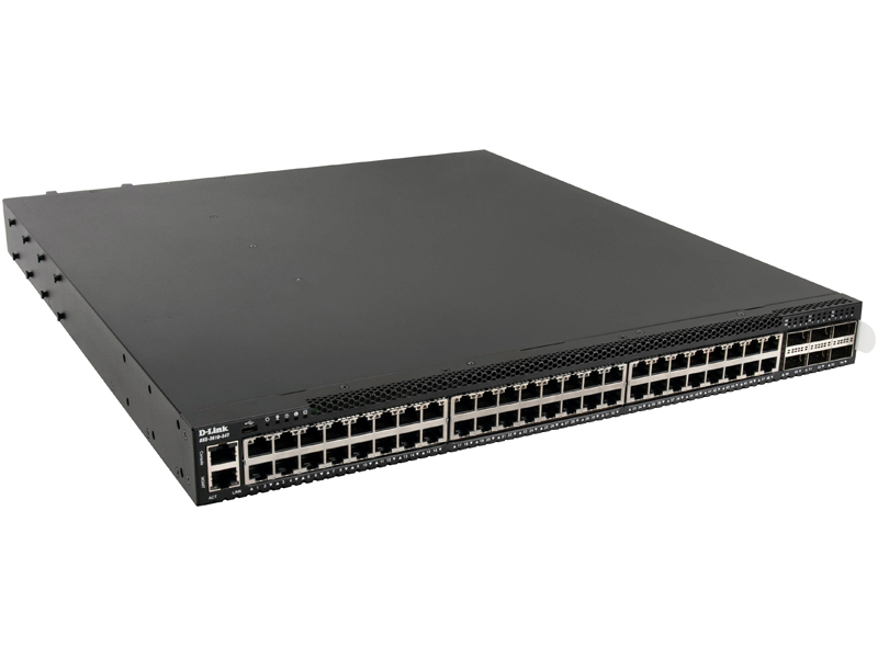 DXS-3610-54TSI 10ギガビットL3スタッカブルスイッチ、10G BASE-Tポート×48、100G QSFP28スロット×6、スタンダードイメージ(SI版)、リミテッドライフタイム保証対象