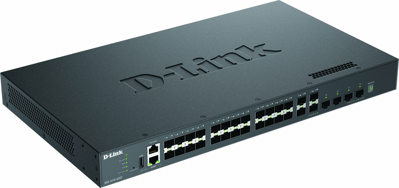 10ギガビットL3スタッカブルスイッチ、10G SFP+スロット×28、25G SFP28スロット×4、リミテッドライフタイム保証対象