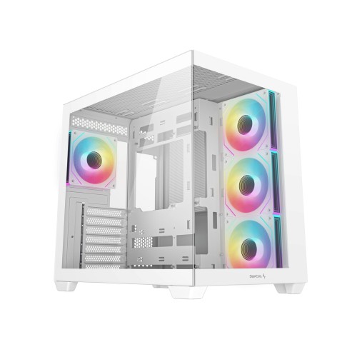 CG530 4F WH/ピラーレスデザインPCケース/ホワイト/デュアルチャンバー設計/背面コネクタマザーボード対応/ARGBファン4基標準搭載