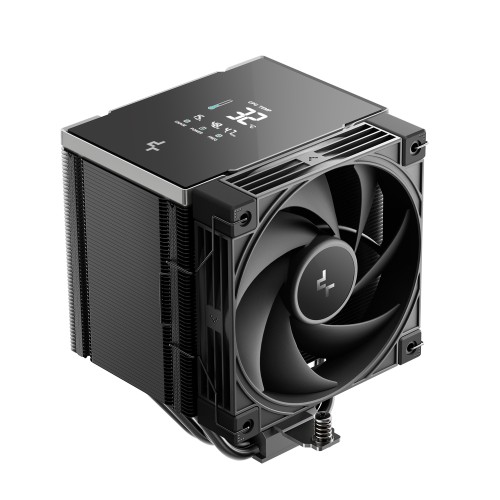 AK500 G2 DIGITAL NYX/空冷CPUクーラー/LCD搭載/シングルタワー/AIスマートモード/CTT 2.0/TDP最大260W/Intel LGA1851/1700/1200/1151/1150/1155/AMD AM5/AM4