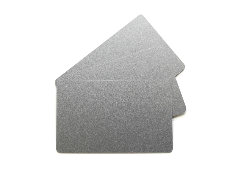 カラー無地IDカード(銀メタリック) 0.76mm