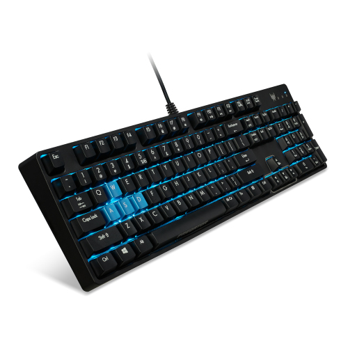 ゲーミングキーボード Predator Aethon 300 PKB910 バックライト 英字配列104キー USB接続 Cherry MX 青軸