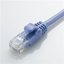 CAT6準拠 GigabitやわらかLANケーブル 1m(ブルー)