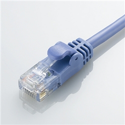 CAT5e準拠 やわらかLANケーブル 1m(ブルー)