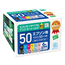 エコリカ リサイクルインク/エプソン/IC6CL50対応