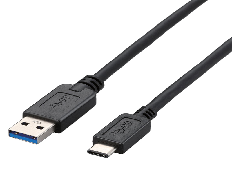 USB3.1ケーブル/A-Cタイプ/ノーマル/0.5m/ブラック
