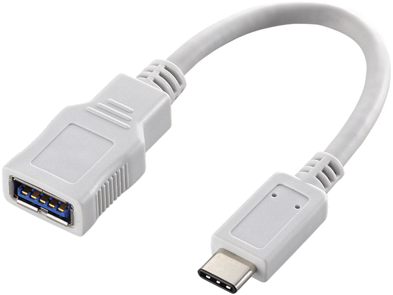 USB3.1変換ケーブル/Type-C端子/ホワイト